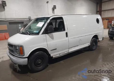 1997 Chevrolet Chevy Van from USA, damaged, VIN 1GCGG25R5V1013731